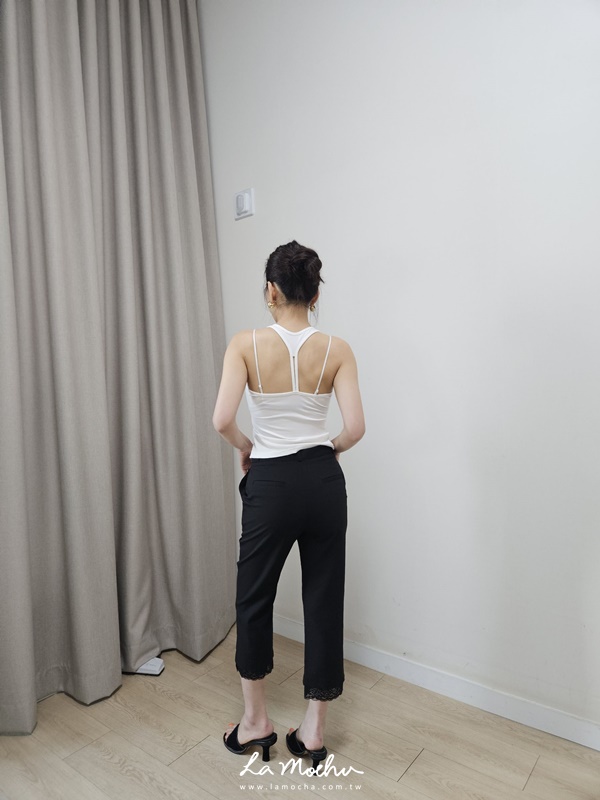 繞脖滾邊美背BRA背心